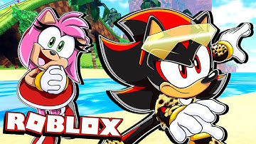 ⚡️Unlocking CHEETAH SHADOW!! - Amy & Shadow Play "Sonic Speed Simulator" ! (ROBLOX) 🔵💨