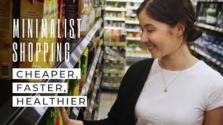 HOW TO GROCERY SHOP LIKE A MINIMALIST | cheap, fast, healthy screenshot 3