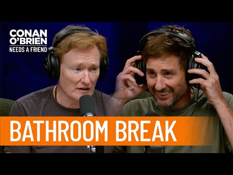 Luke Wilson Leaves The Studio For A Bathroom Break | Conan O'Brien Needs A Friend