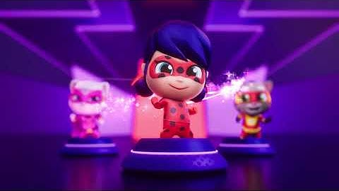 New update is Talking tom hero dash X miraculous Ladybug trailer showcase!