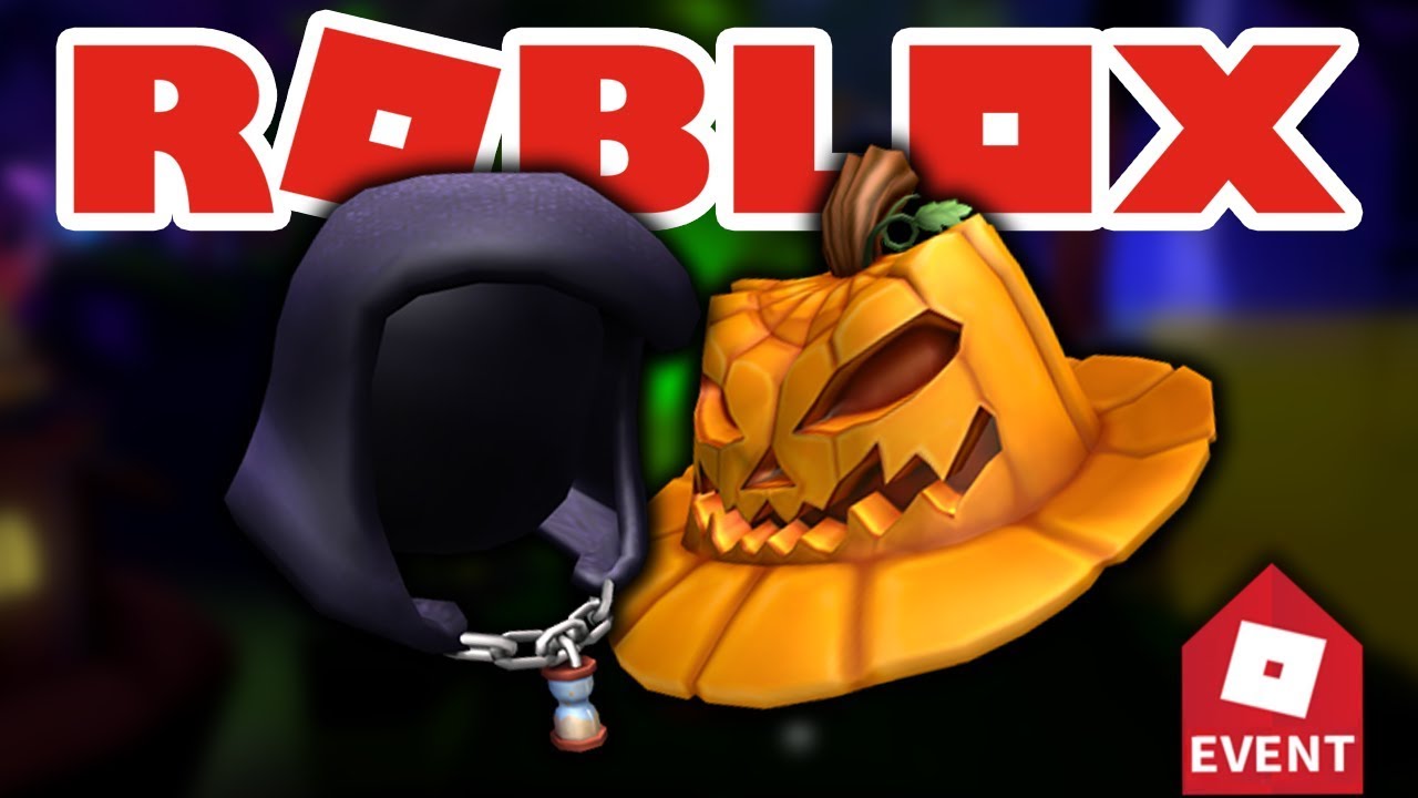 How To Get Pumpkin Fedora And How To Get Grim Reaper S Hood In Roblox Event Hallows Eve 2018 Youtube - roblox halloween event 2018 pumpkin fedora