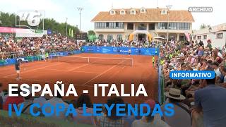 Spain vs. Italy in Davis Cup format at the 4th Legends Cup