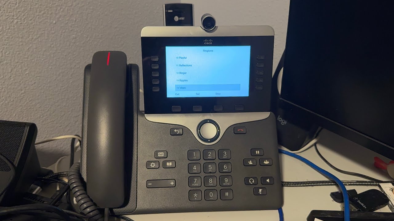 Cisco Enterprise 8800 series ringtones & incoming call - YouTube