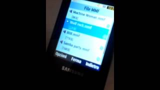 My favorite Samsung's MMF ringtones on Samsung C3560