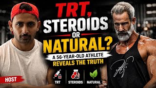 TRT, Steroids or Natural? A 56-Year-Old Athlete Reveals the Truth #steroids #thearshow 