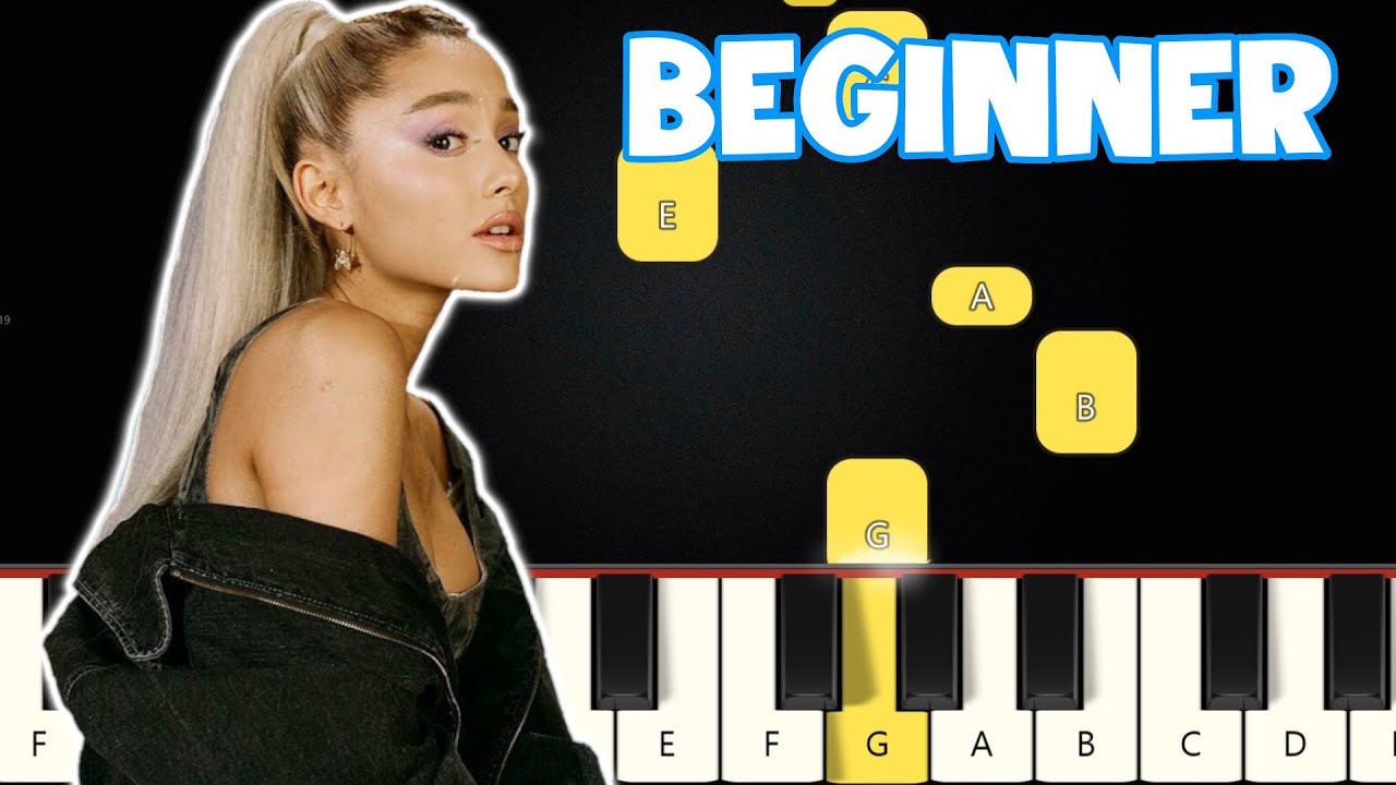 Ariana Grande - 7 Rings | Beginner Piano Tutorial | Easy Piano