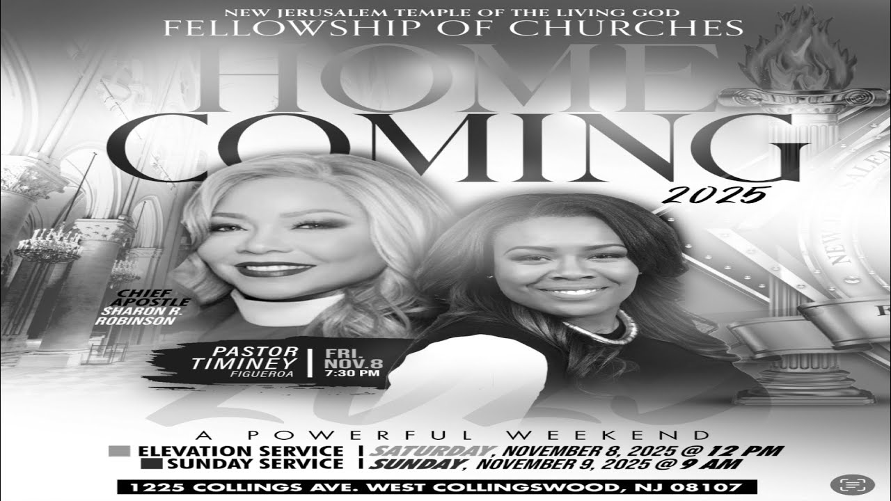 NJTTV New Jerusalem Temple | HOMECOMING 2025 | Guest Preacher Pastor Timiney Figueroa 🔥🙏🏼