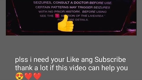 Ps Vita Games  fix error (C0-9250-6) ( Cannot Start this application.)