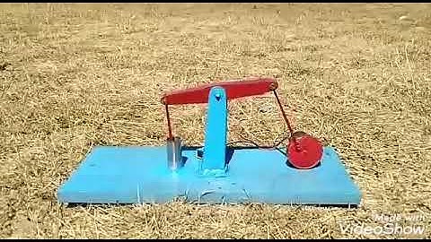 Beam Engine ( working model ) - first Inversion of four bar  chain mechenism ..