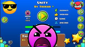 Unity 100% [ALL COINS] By: Funny Game & TriAxis / Geometry Dash - XxDannyCraftxX