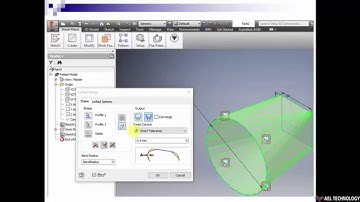 1_Learn How to Create Lofted Flange by Using Autodesk Inventor-2016