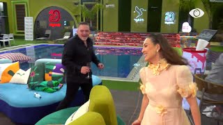 Juli tenton t’i hedhë verë në fustan Françeskës, banorët hedhin batuta - Big Brother Albania VIP 3