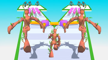 Tree Runner Gameplay - IOS Android Gameplay - Levels (2-3).