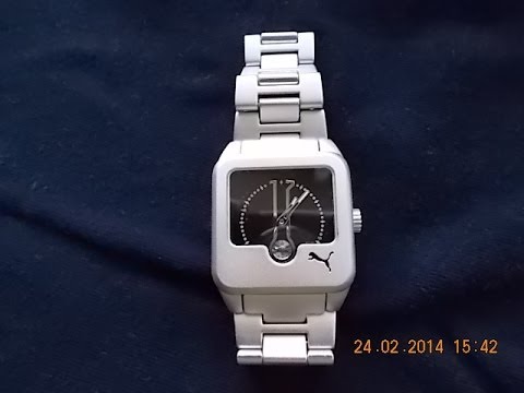 puma watch stainless steel 805