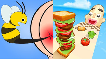 Help Me Tricky Puzzel Vs Sandwich Runner (New Update) Max Level Gameplay