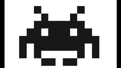 Pixel art#9 Space invaders