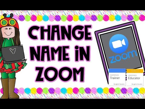 Change Name on Zoom (iPads) - YouTube