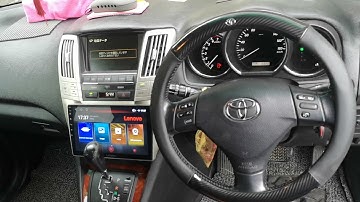 Toyota Harrier Rx330 Lenovo D1 SSX Android Player with 360 Birdview Camera oem casing and socket pnp