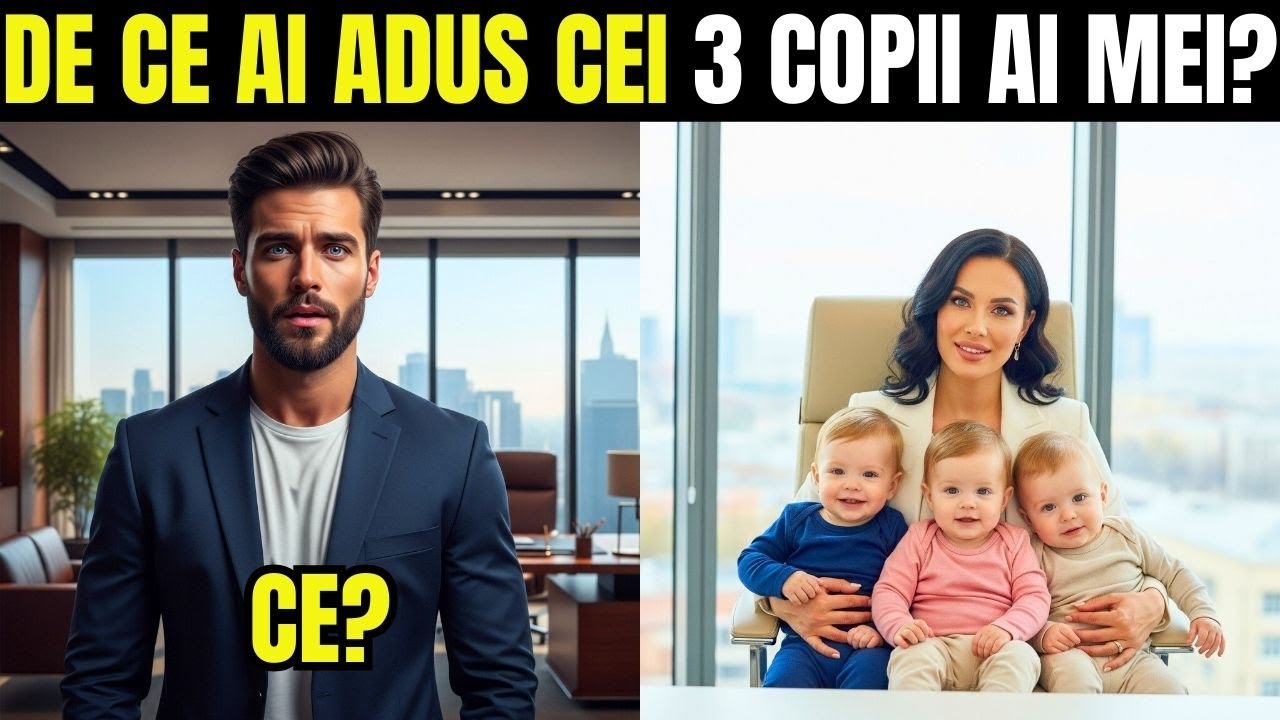 MILIONARUL FURIOS LA DIVORȚ ÎȘI VEDE FOSTA SOȚIE SOSIND CU TRIPLEȚII LOR!