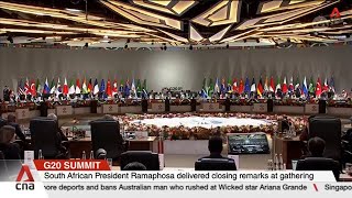 South Africa judges G20 a triumph of multilateralism despite US no-show