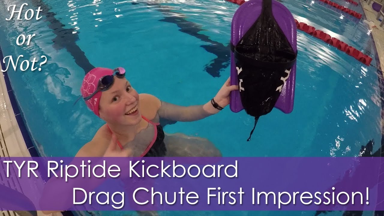 TYR Riptide Kickboard Drag Chute First Impression by Anna!! Hot or Not