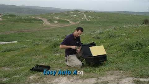 Fly away satcom antenna ultra compact, airline checkable