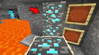 Trying Fake Diamond Ore map art on Minecraft kids to see if they work