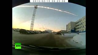 Meteorite crash in Russia  Video of meteorite explosion that stirred panic in Urals region