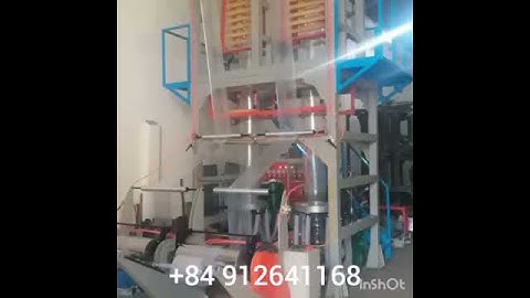 Dây chuyền sản xuất bịch ni lông pe.