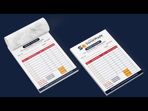 Invoice Design | Baro Sida Loo sameeyo Invoice | ILLUSTRATOR