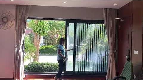 Cửa xếp lá nhôm chống chuột, ruồi muỗi kiến gián…Chống trộm bảo vệ an toàn ngôi nhà bạn