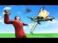 STICKY BOMB vs PLANES! (GTA 5 Funny Moments)