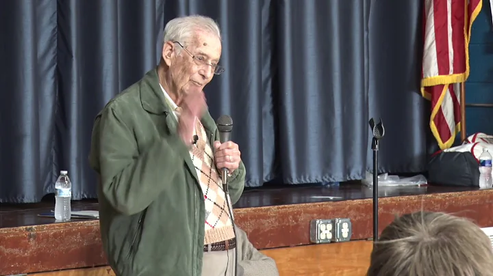 2019 Ralph Franklin, Holocaust Survivor, at the Ro...