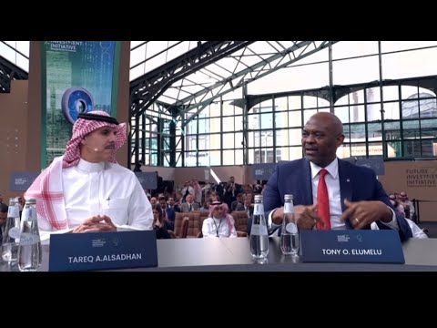 Tony O. Elumelu CFR at the 9th Future of Investment Initiative (FII) Summit in Riyadh, Saudi Arabia
