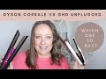 Dyson Corrale vs GHD Unplugged - Which one to buy? Demo & Comparison!