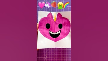 Unicorn Strawberry Chaos 🌈🦄🍓😂 | Funny Emoji Art #shorts