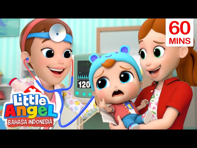 Jangan Takut ke Dokter Baby John | Kartu Anak | Little Angel Bahasa Indonesia class=