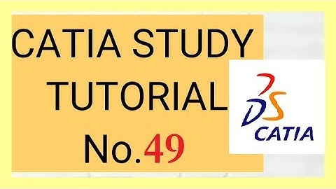 49 CATIA Study Tutorial : Drafted Angle