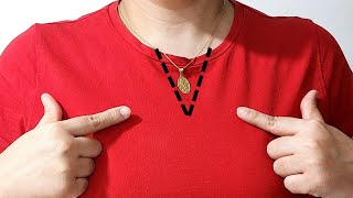 !Stop! Watch this before sewing a V-neck