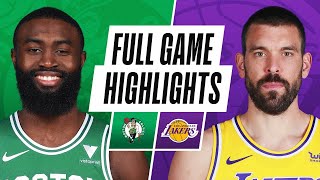 Celtics At Lakers   Game Highlights  April 15 2021