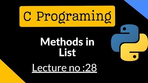 Mastering Python List Methods: Essential Functions for Efficient List Operations