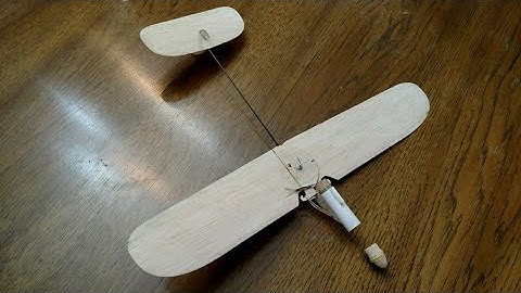 Fliplock Lite 13mm rocket glider - Flight Demo