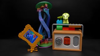 3D Hangouts –  Color Sensing Music Player and Rolling Mechanical Joint