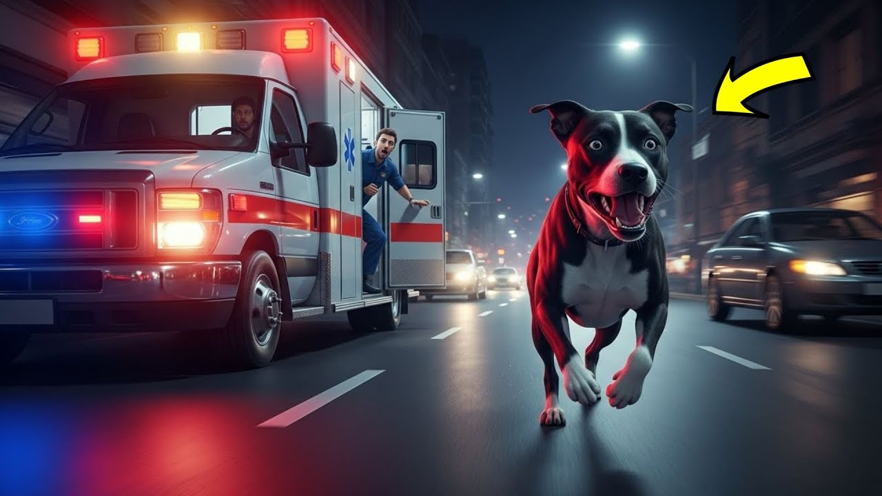 A Dog Followed the Ambulance for Miles — Paramedics Finally Checked the Back Door