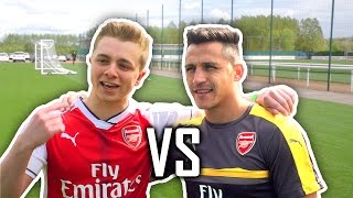 ChrisMD Vs ALEXIS SANCHEZ, HOLDING & ELNENY | Impossible Goal Line Shooting