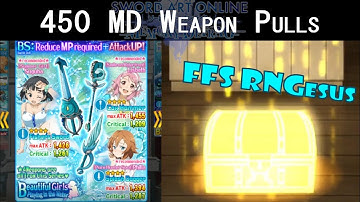 450 Memory Diamond Water Weapon pulls | SAO Memory Defrag