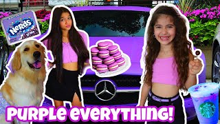 BUYING AND EATING ONLY PURPLE CHALLENGE! BELLEANA IN CHARGE FOR 24 HOURS!! GONE WRONG***