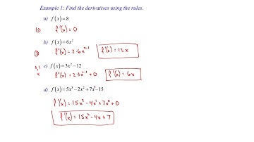 11.3 Derivatives by Rules