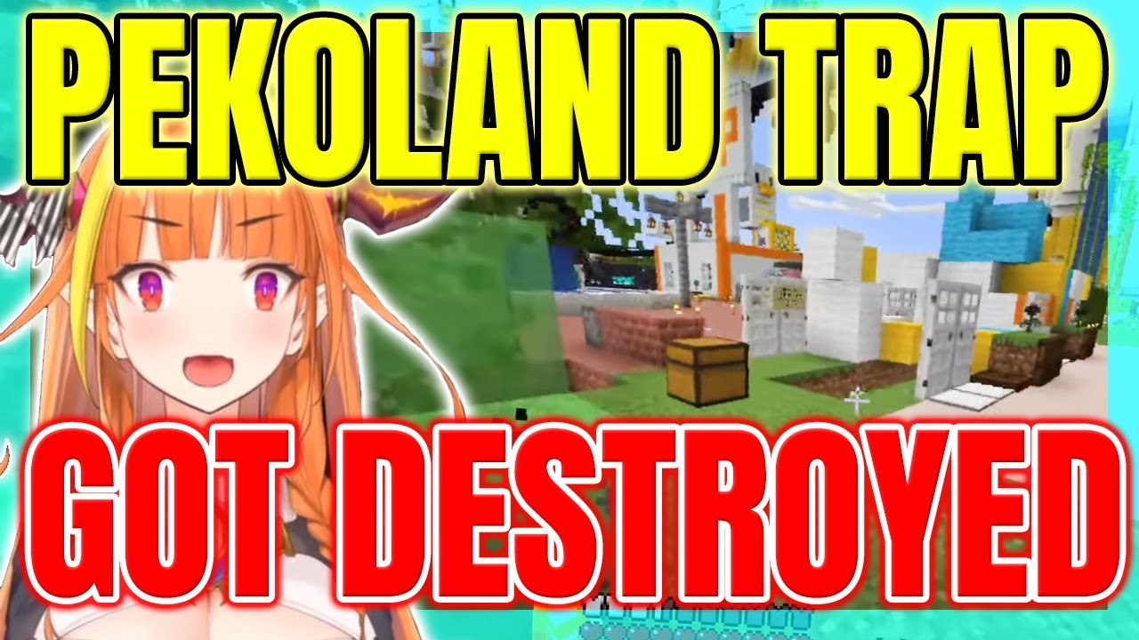 【ENG Sub】COCO FOUND PEKOLAND IN RUINS, LIGHTNING STRUCK AGAIN - Minecraft【Hololive】