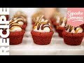 The ULTIMATE Mash-Up! The Red Velvet Volcano COOKIE CUP! | Cupcake Jemma